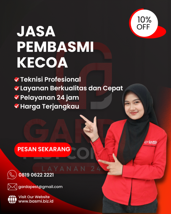 Biaya Pembasmi Kecoa Termurah dan Efektif #1
