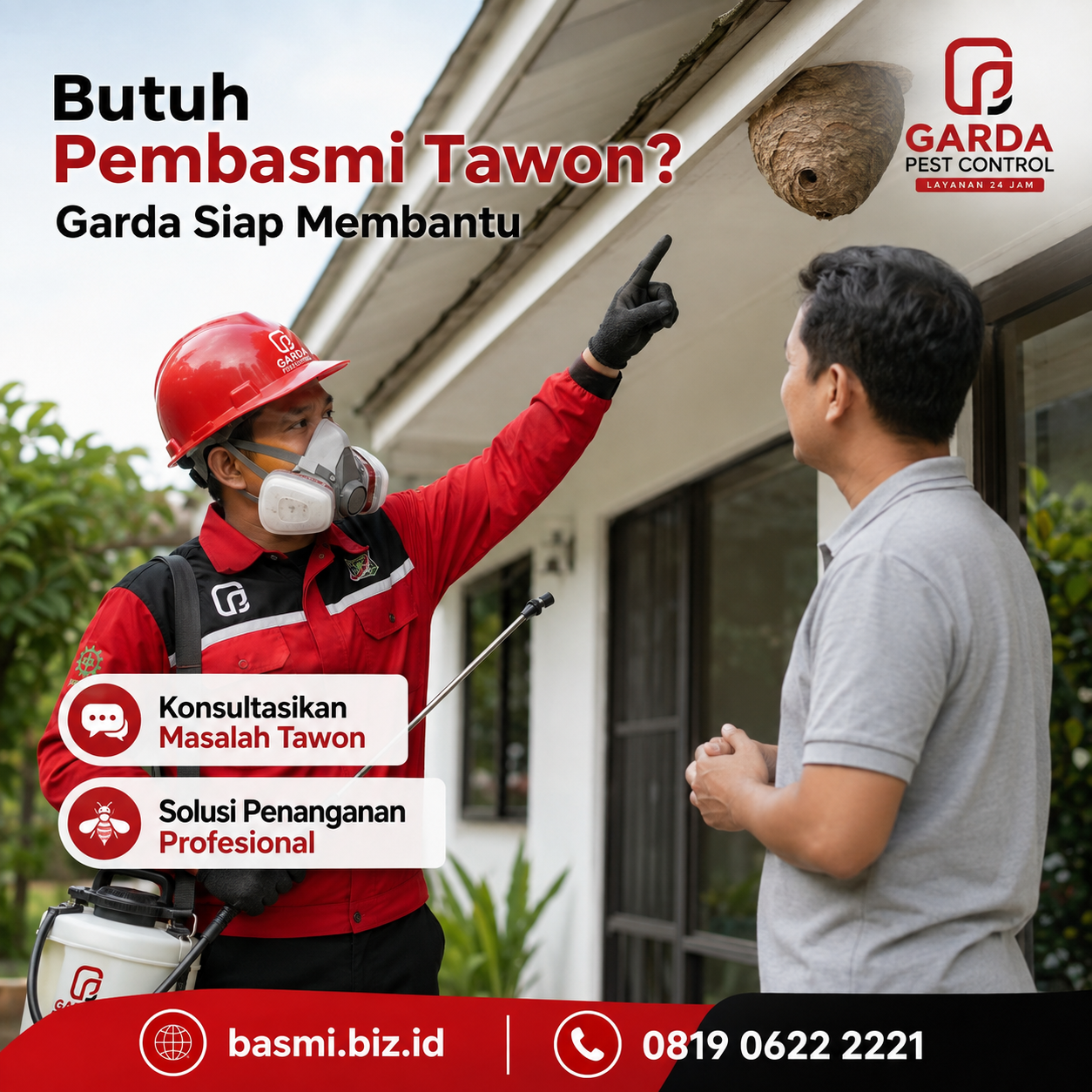 Jasa Pest Control Tawon untuk Pabrik Kawasan Industri Karawang