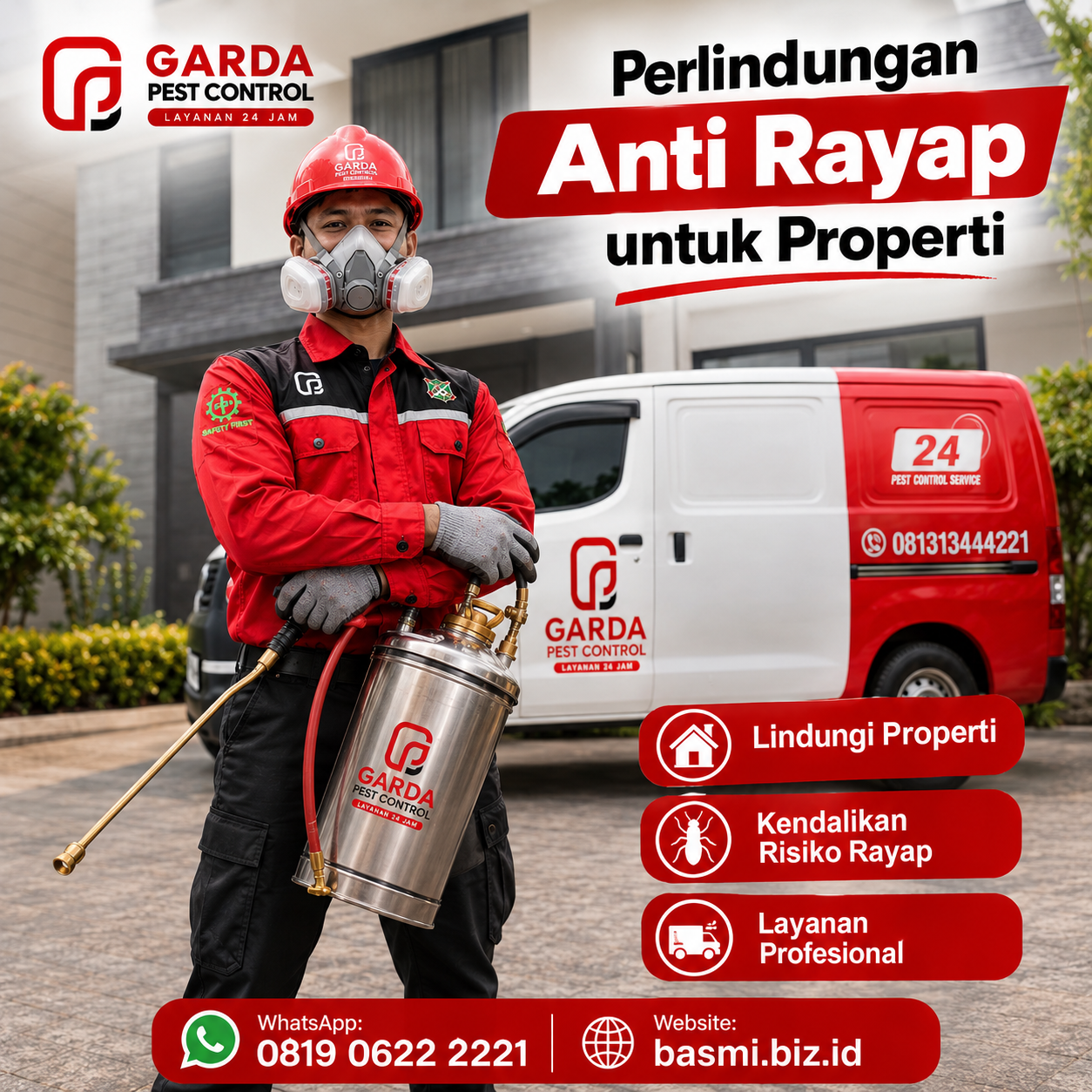 Jasa Pembasmi Rayap Gudang dan Pabrik Karawang Bergaransi
